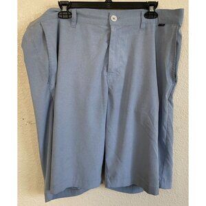 Travis Mathew Golf Shorts Size 38 Blue Mens Light Weight